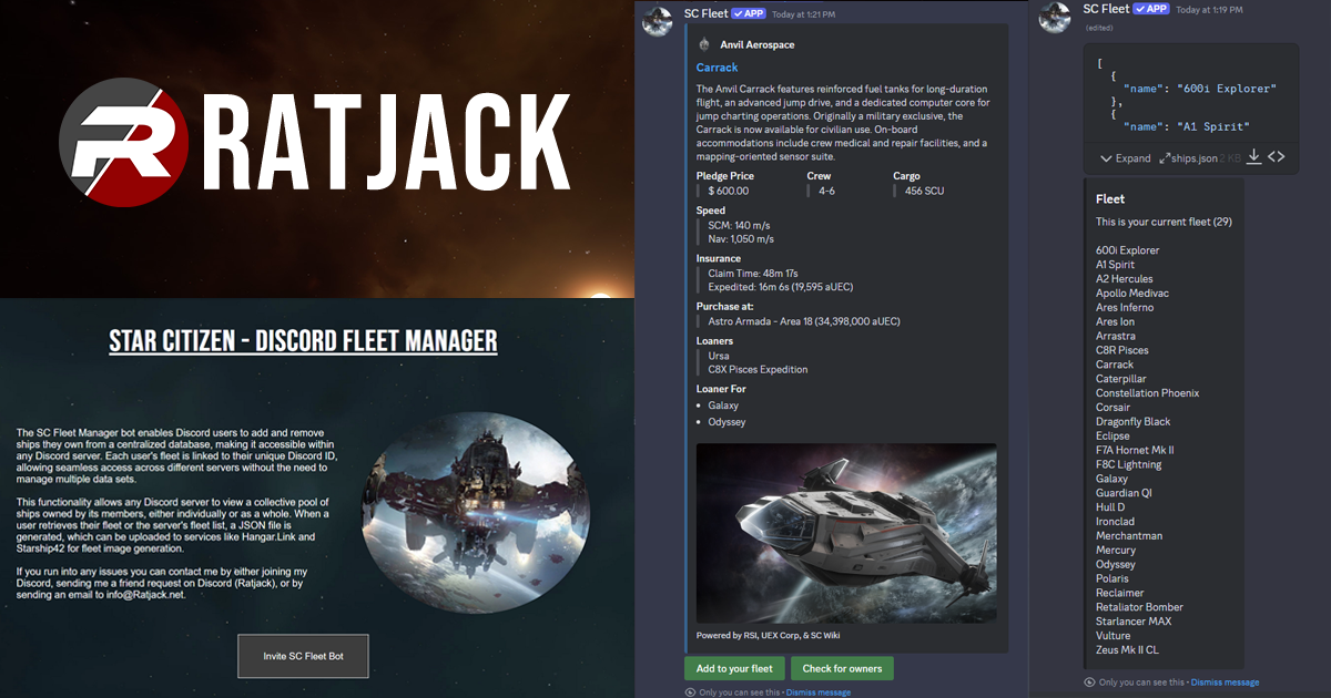 Discord Fleet Bot for Star Citizen